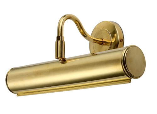 Klassische Jugendstil- Bilderleuchte W2341/2 Berliner Messing LED
