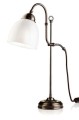 Tischlampe im Jugendstil  T 900 Antik / Glasschirm 3602 Opal