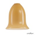 Glasschirm 2003 cognac-überfangen Durchmesser 23 cm