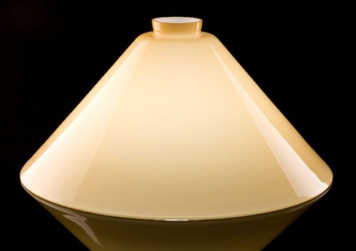 Glasschirm 3882 Cognac